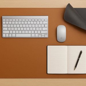 17 Dual Sided PU Leather Desk Mat Waterproof Large Mouse Pad Writing Desk Protector Blotter For Office Home Work
